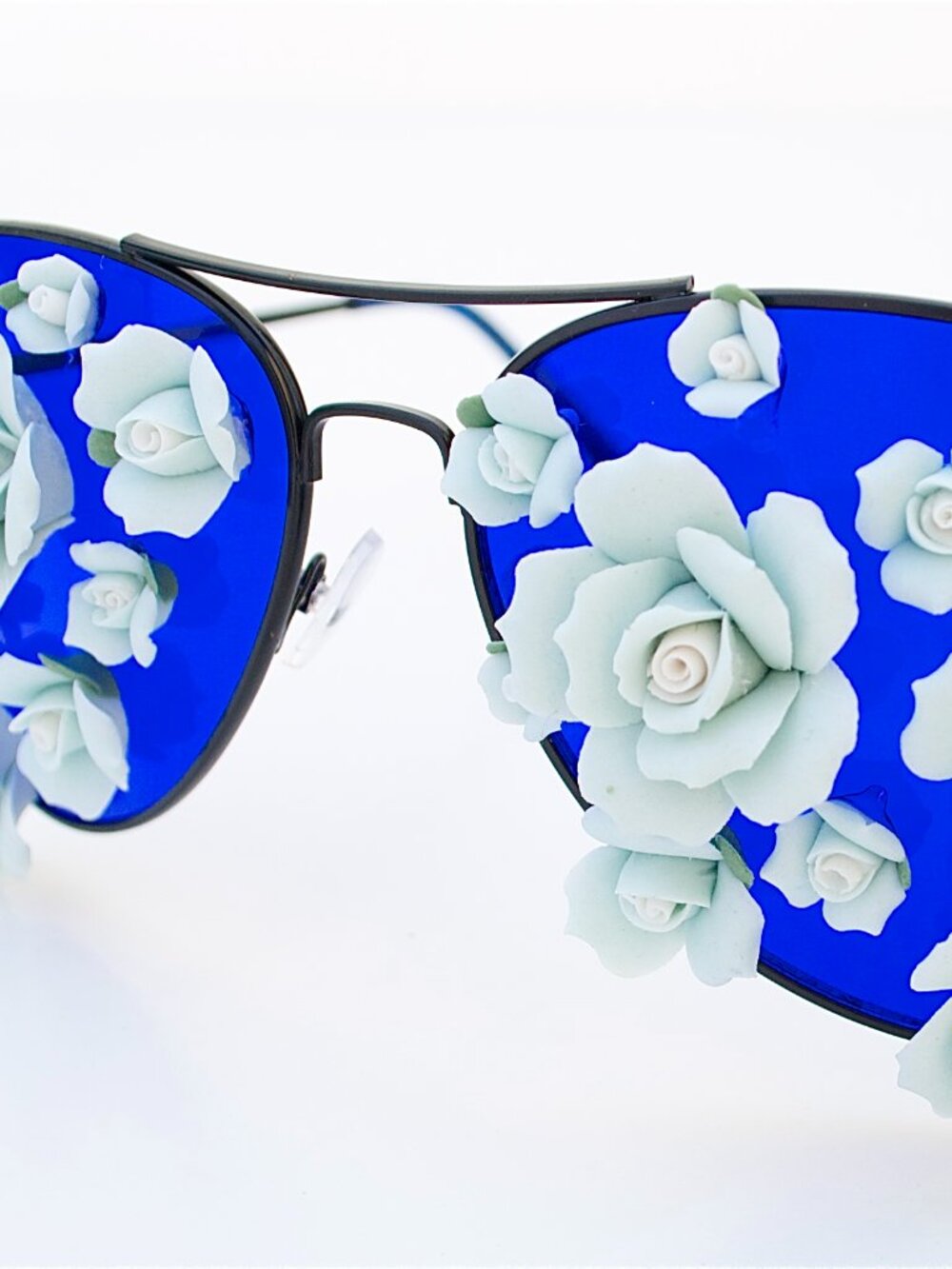 GASOLINE GLAMOUR LADY SINGS THE BLUES HUSH HUSH AVIATOR SUNGLASSES💙🪻💎